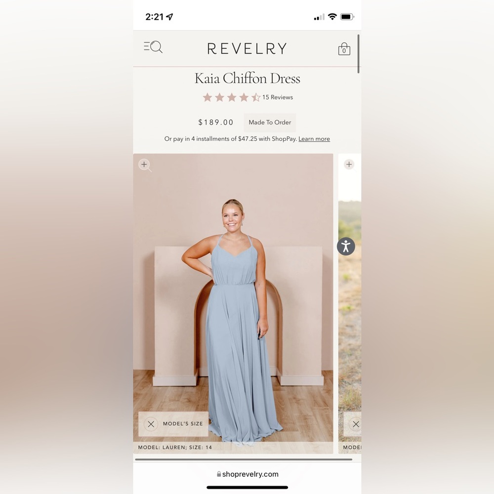 Revelry Love Is In The Air Kaia Chiffon Dress